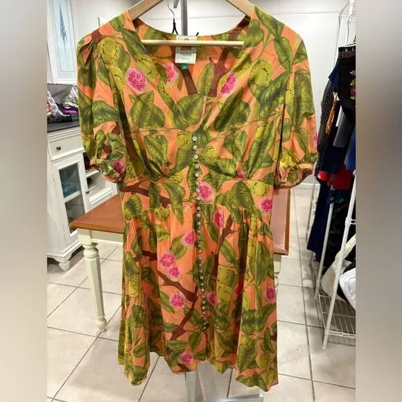 FARM Rio Guava Mini Dress EUC - Picture 6 of 9
